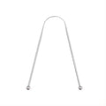Hot Selling Tongue Cleaner Custom logo Tongue Scraper Professional Steel Scraper Gold Sliver Stainless Tongue Cleaner