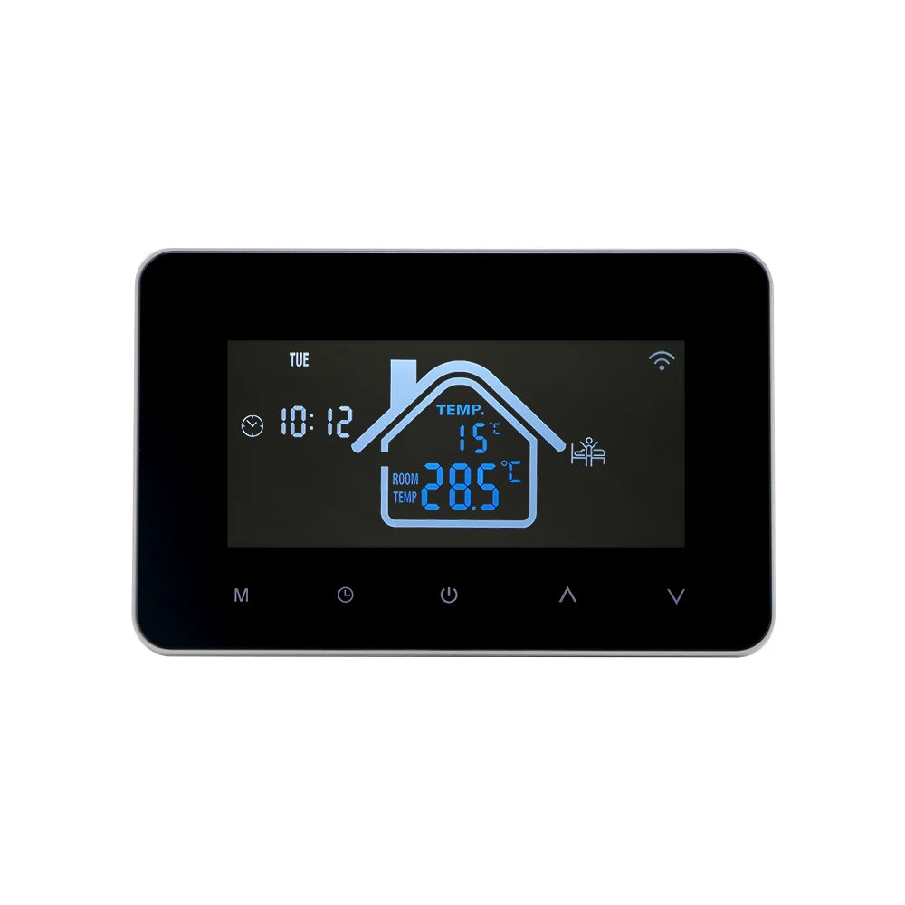 Minco Heat Weather Display WiFi Thermostat for Electric Floor Heating Temperature Controller Works With Alexa Google Home