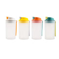 Custom Logo 350ml Portable Outdoor Travel Water Bottle for Students and Kids BPA-Free Leakproof with Handle Scale for Camping