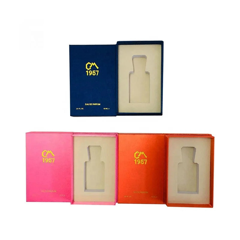 Custom Personalized Luxury Cardboard Gift Box High-End Rigid Two-Piece Perfume Packaging Embossing Gift Packaging Box