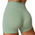 Factory Hot Sale Custom Logo Women Gym Shorts Workout Fitness Seamless Nylon Yoga Shorts for Women