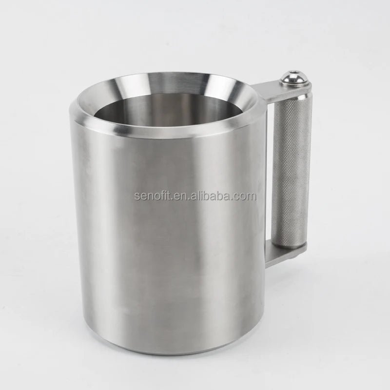 SENAOFIT  Stainless Steel Dumbbell Weight Water Cup Office Exercise Heavy Mug Suitable for Girls and Teenagers