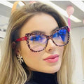 Natural Lenses Korea Tr 90 Frames Optical Women Blue Light Blocking Eyeglasses Frame