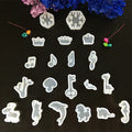 5122 note an crown snowflake animal epoxy Pendant decorate cake Resin Crystal Glue Silicone Mold Aromatherapy for 3D Mould