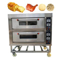 Single Phase Horno De 18 Bandeja Bake Equipement 10 Tray Pretzel Stone Bread Restaurant Oven Commercial