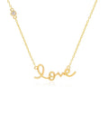 Gemnel Minimalist 925 Sterling Silver Rose Gold love Necklace Women Jewelry Valentine's Day Gift