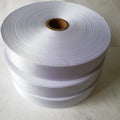 100% Polyester Merrow Borde/edge Satin Ribbon Label Roll MegaBDM