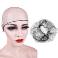 AliLeader Multi Color Black Invisible Hair Nets Nylon Knitted Mesh Hair Nets Decorative Hair Nets for Wig Packaging