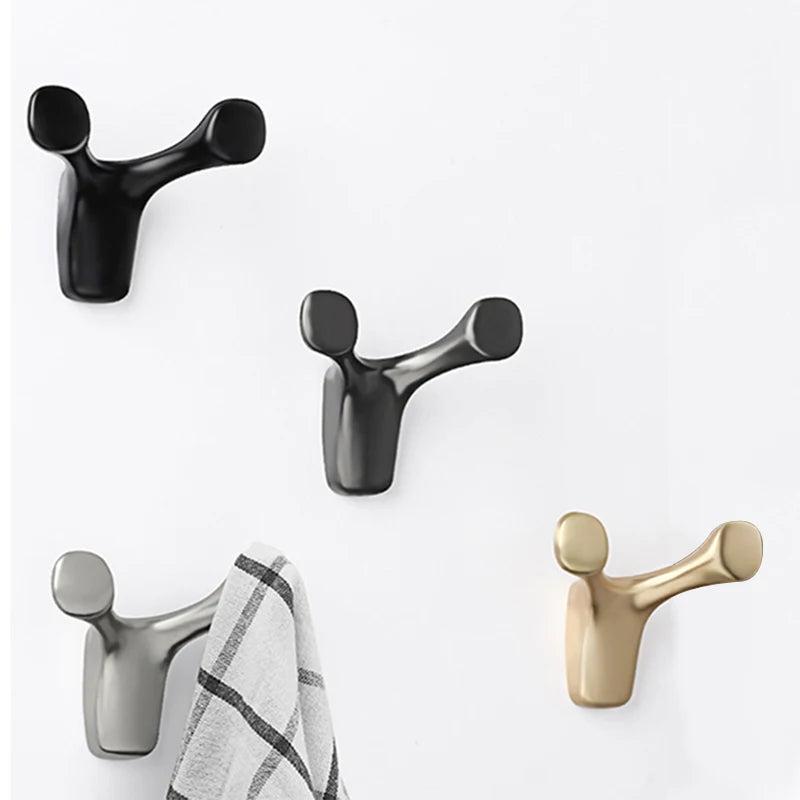 Zuogang Wholesale Custom Hooks for Hanging Zinc Alloy Hooks Wall Bathroom Clothes Door Hook
