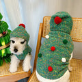 Cozy Dog Sweater with Hood: Autumn/Winter Warmth and Christmas Style for Small to Medium Breeds Like Bulldogs Corgis and Dachs