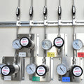 Customizable OEM Stainless Steel Pneumatic Regulator Control Panel for General Laboratory Gas Pipeline Engineering System Design