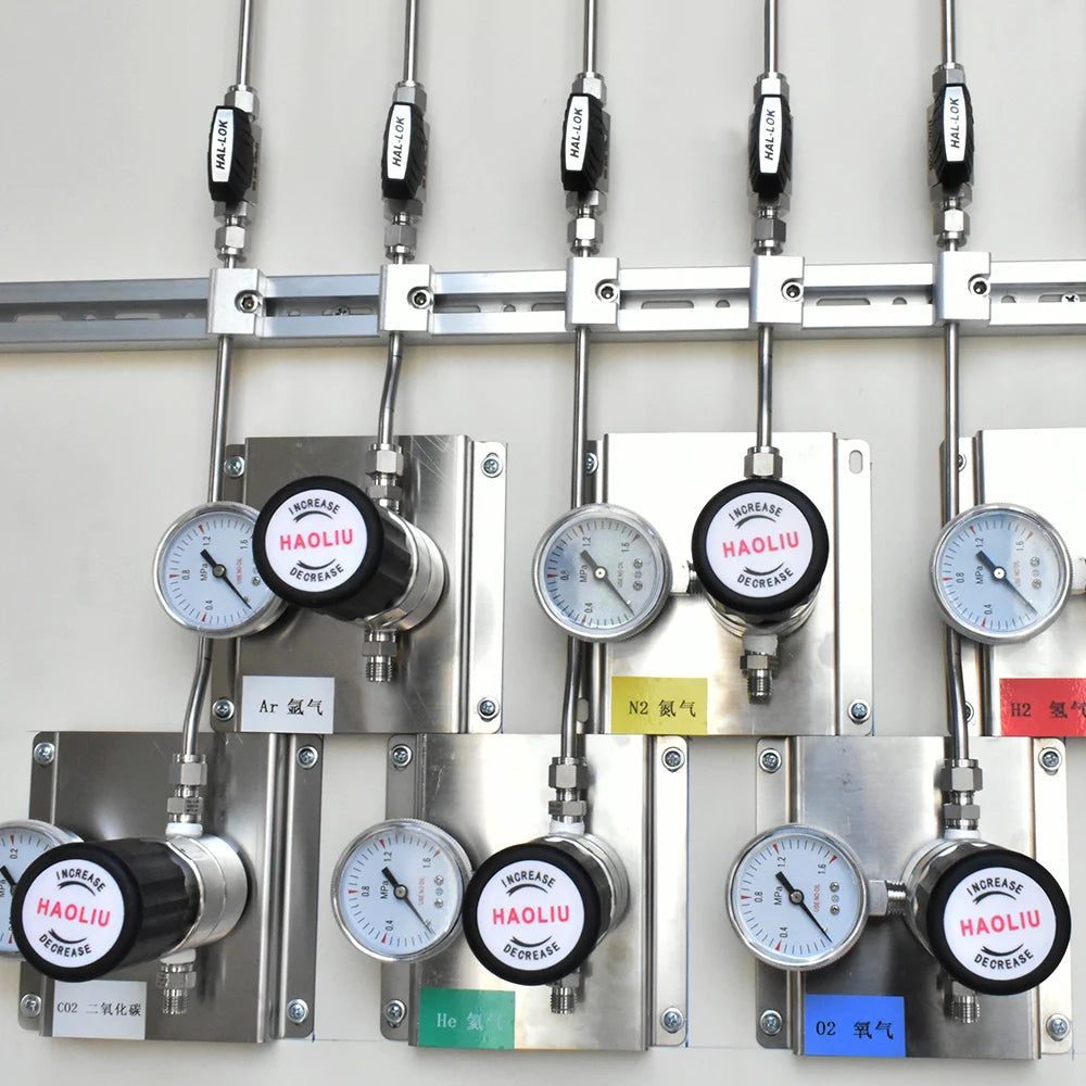 Customizable OEM Stainless Steel Pneumatic Regulator Control Panel for General Laboratory Gas Pipeline Engineering System Design