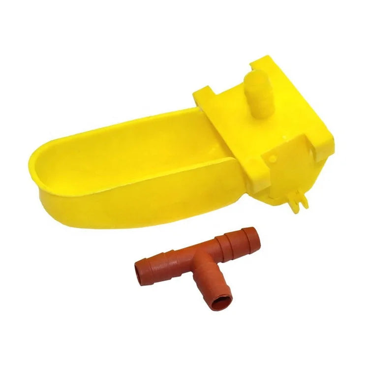 Bird Quail Parrot Yellow Automatic Drinking Cups Connect 9.5 mm Hose Hanging Bird Pigeon Drinkers