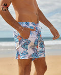 Factory Wholesale Workout Shorts Beach Trunks for Men With Drawstring Mens Swimsuit