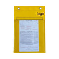 Waterproof PVC Logbook Pouch Holder with Magic Tape Permit Document Storage Pouch for Plant Logbook Special Purpose Bags & Cases