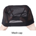 Custom Package Black Mesh Dome Wig Caps Easier Sew in Hair Stretchable Weaving Cap Elastic Nylon Breathable Mesh Net Hair Net