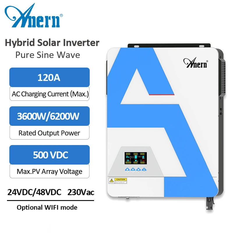 Anern on Grid 48v 5kw Generator Solar Energy Inverter