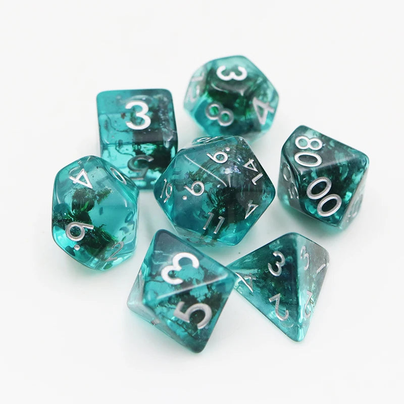 Wholesale Custom 16mm Polyhedral Resin Gaming Dice Set DND Dice