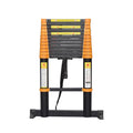 Modern Yellow Aluminum Alloy Lightweight 13kg Household Telescopic Ladder with 11 Steps 3.2m Length 150kg Load Capacity