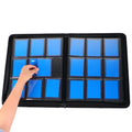 Premium Leather & PU Cover 9-Pocket Trading Card Binder for Sports & Game Card Collectors