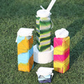 Custom Logo 620ml Retractable Eco-Friendly BPA-Free Camping Travel Folding Silicone Water Bottle Boiling Water Applicable