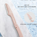Stainless Steel Eyebrow Trimmer Set Razor Eyelashes Comb Scissors Beauty Tools for Eyebrow Shaping