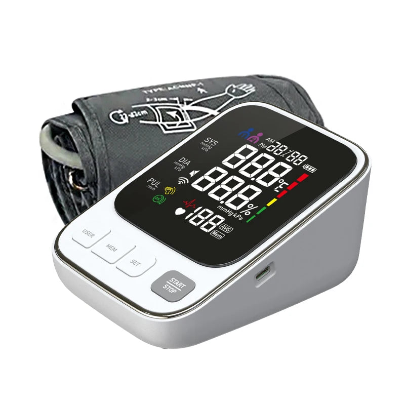 Big Screen Display citizen Blood Pressure Monitor Intelligent WHO Indicate Bp Monitor Blood Pressure Meter