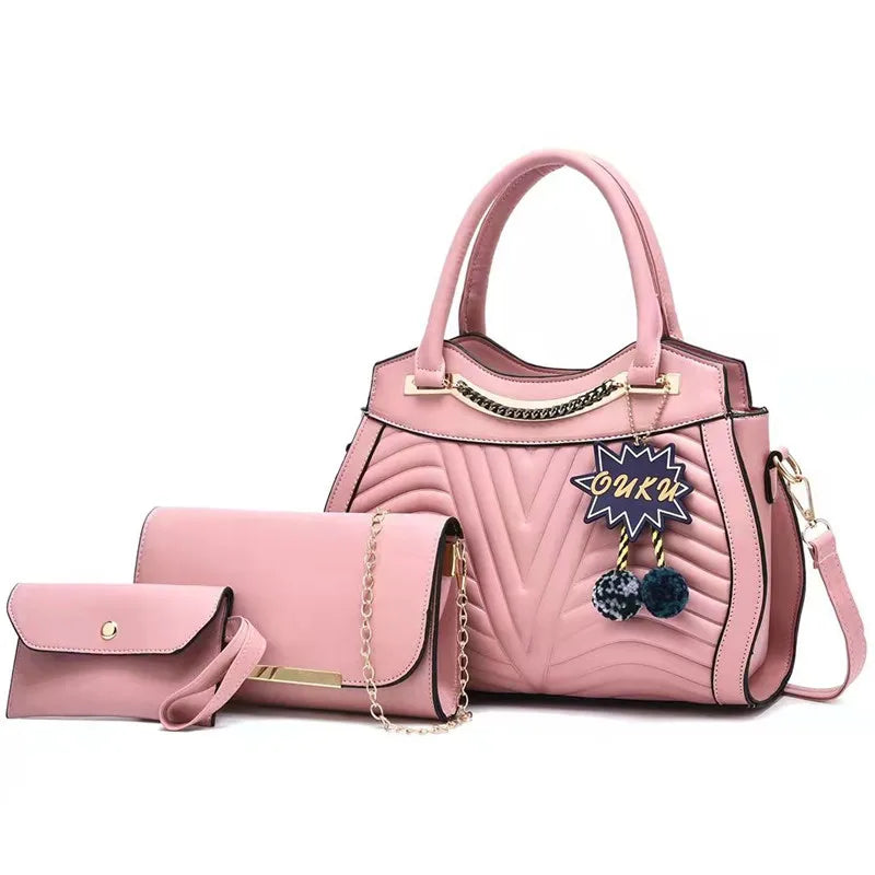 Women Hand Bags 2022 Shoulder Crossbody Handbags Fur Ball Pendant Burst Bag Ground 14166 Ladies Bags