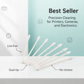 CA003# 25pcs Per Bag Lint Free Double Round Tips Cleanroom Cleaning Cotton Bud Swabs