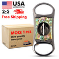 Portable Double Blades Cutter Knife Pocket Cigar 420J2 STEEL Scissors Shears Smoking Tool Accessories Cigar Cutter