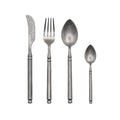 Solhui Baguette Vintage Cutlery Set Stainless Steel Knife Salad Server Fork and Spoon Flatware