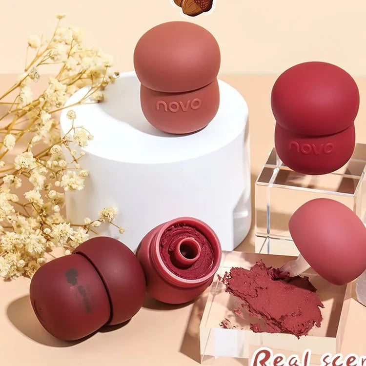 NOVO Customization  Waterproof New Arrival Lip Gloss Long Lasting Matte Lipstick Misty Cream Velvet Lip Mud