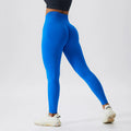 Women High Waist Compression Quick Dry Scrunch Back Seamless Yoga Leggings