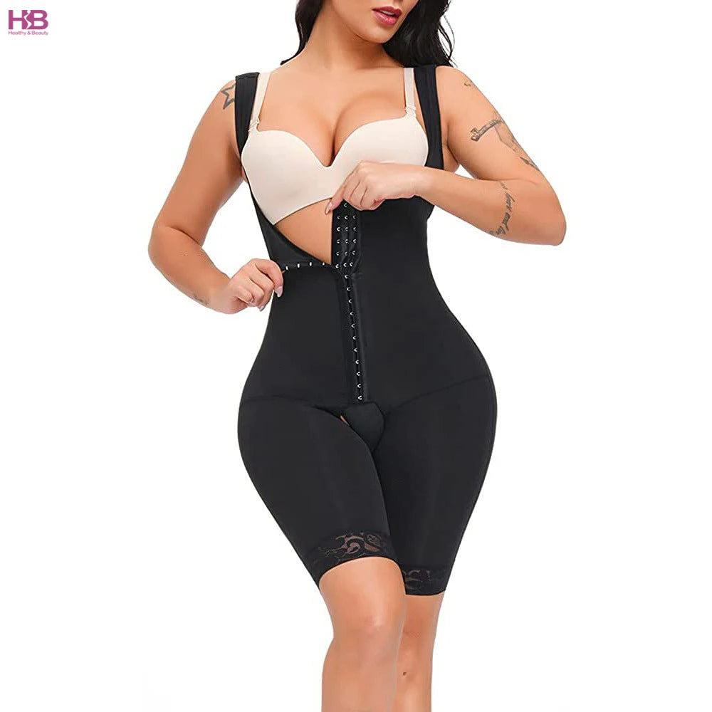 Waist Secret Full Body Slim Breathable Eco-Friendly Shapewear Bodysuit for Women Plus Size Ab Board Post Surgery Compression