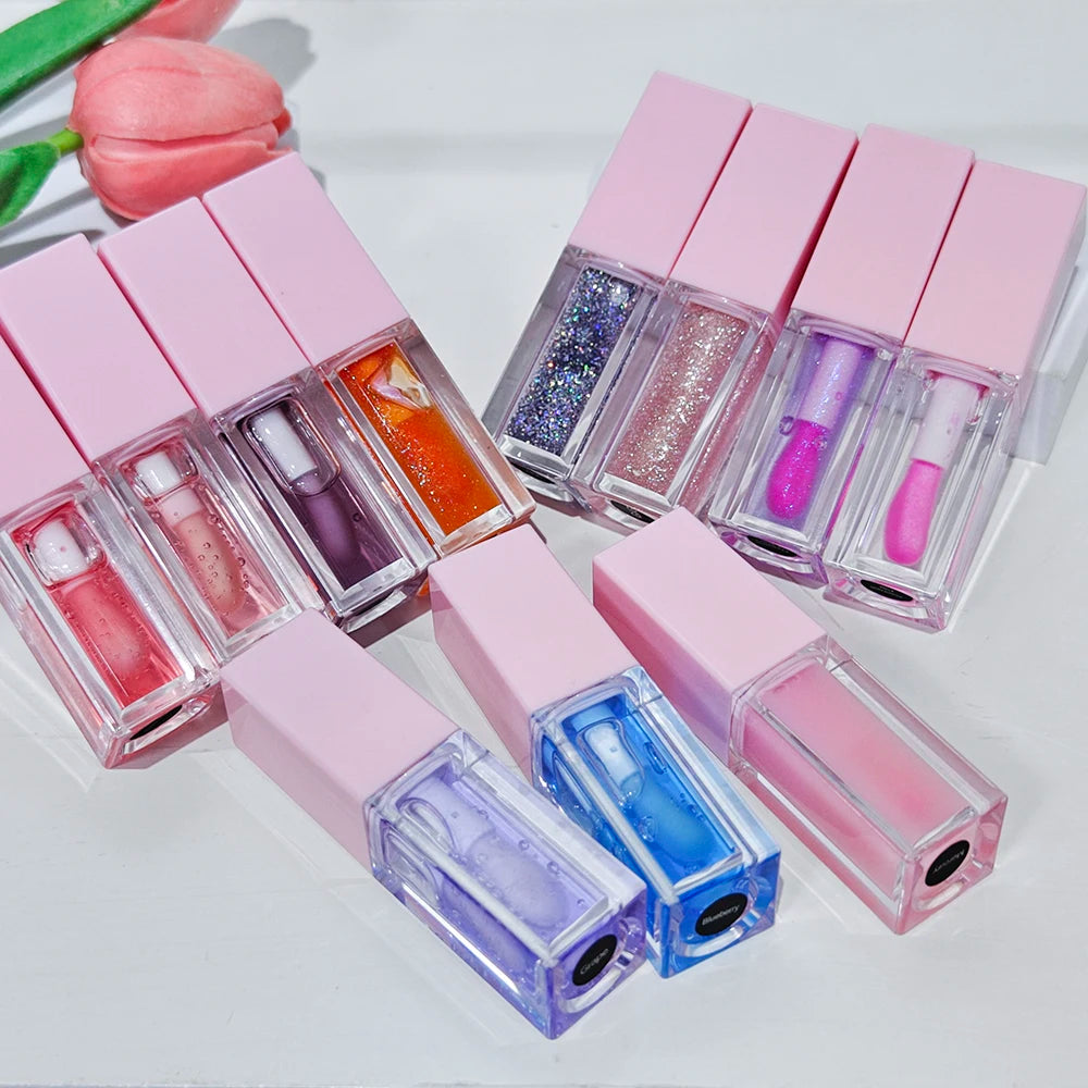 Hot Selling Color Changing Lip Gloss Vegan Lip Oil Tint Plumper Flavoring Oil Fruit Moisturizer Magic Lip Oil