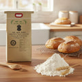 Custom logo and Printing Ethiopia Teff Flour Packaging Bag Farine De Teff 20lb Emballage Kraft Paper Laminated pp Woven Sack