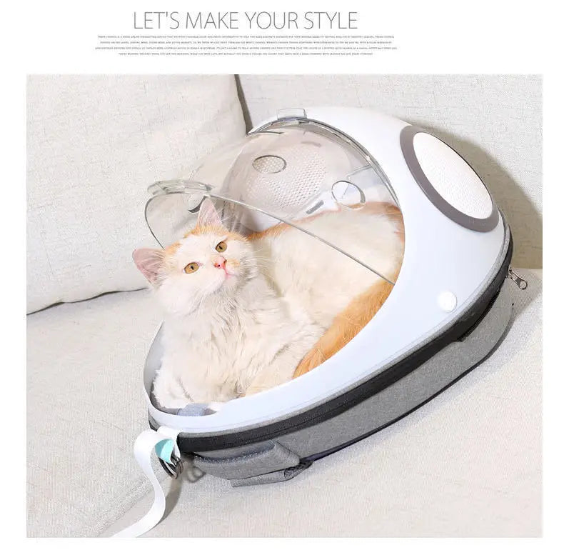 2024 New Pet Dog Travel Bag Space Transparent Bubble Capsule Pet Cage Carry Bag Cat and Dog Backpack Wholesale