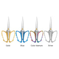 Butterfly Shape Scissors Zinc Alloy Sharp Stork Scissors for Sewing Crafting Art Work Threading Embroidery Scissors