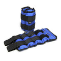Adjustable Gym Fitness Ankle Weights Set 1 Pair 1-6 kg Leg Weight Straps Ankle Sandbag for Men