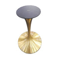 Tulip Shaped One-body Metal Feet Gold Silver Bronze Black White Coffee Table Feet Tea Desk Legs Dinning Table Base Mini bar Leg