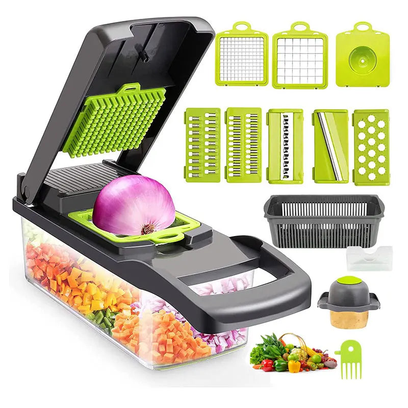 Mini Home Use Plastic Vegetable Chopper Cutter Dicer Grater Hand Cheese Meat Potato Grinding Tool