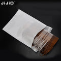 JIJID Glassine Paper Bag for Clothing Packaging Durable Laminated White Semi-Transparent  Apparel Wax Paper Bag Mailing Bag
