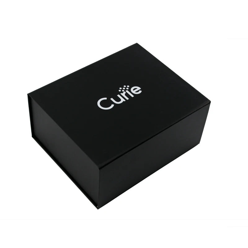 Custom Luxury Black Magnetic Boxes Handle for Clothing Apparel Shoes Hats Embossed Matt Laminated UV Coating Recycled Materials MegaBDM