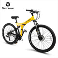 New Variable 27 Speed Folding Alloy Mountain BIke 27.5 Inch Self Lock Foldable Cycling MTB Bicycle  Shift Kit
