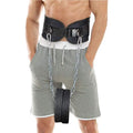 Double D- Ring Pull-Up Belt with Chain Home Gym Equipment Waist Trimmer Weighted Dip Belt and Back Support Strap