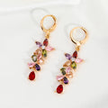 High Quality Copper Waterdrop CZ Drop Earrings Luxury Wedding Fashion Jewelry for Women Perfect Gift