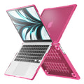 Shockproof TPU Plastic Laptop Cover Case for MacBook Air 13.6inch 2022  A2681 PC Case Simple Fashion Light Blue Black