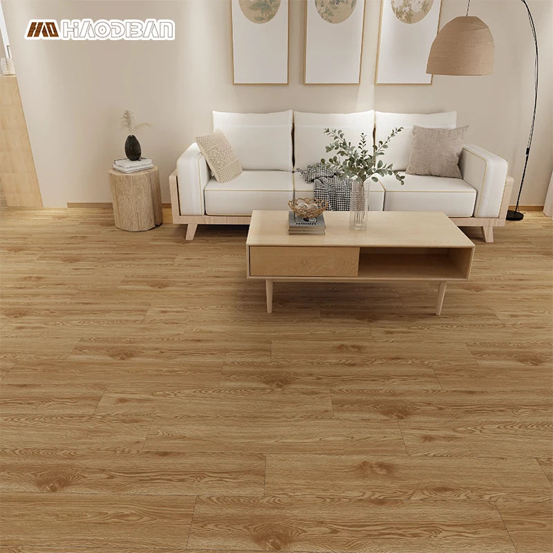 Suelo SPC 8mm Impermeabl SPC Interior Click Pisos Vinilico 9mm Deep Emobssing SPC Flooring