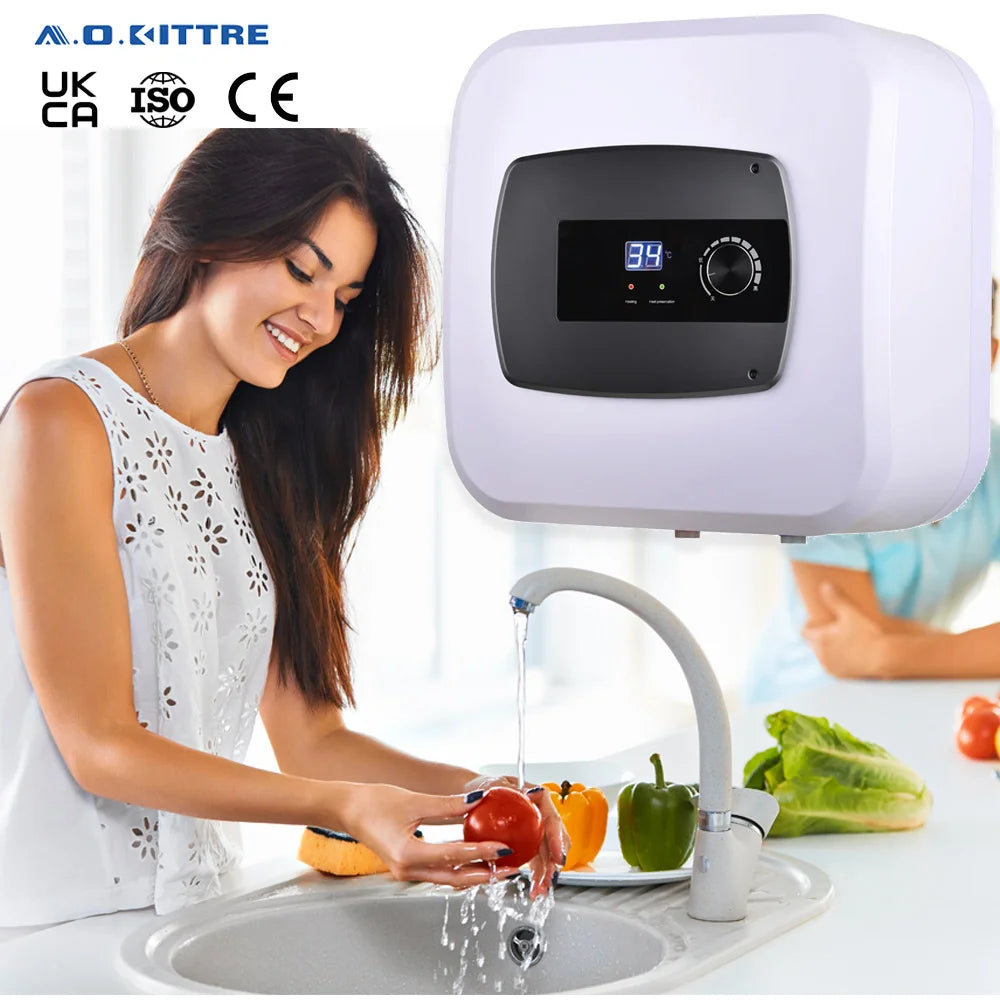 15L 20L 30L 1500w Shower House Mini Energy Saving Hot tank Smart Switch Kitchen Electric Water Heater