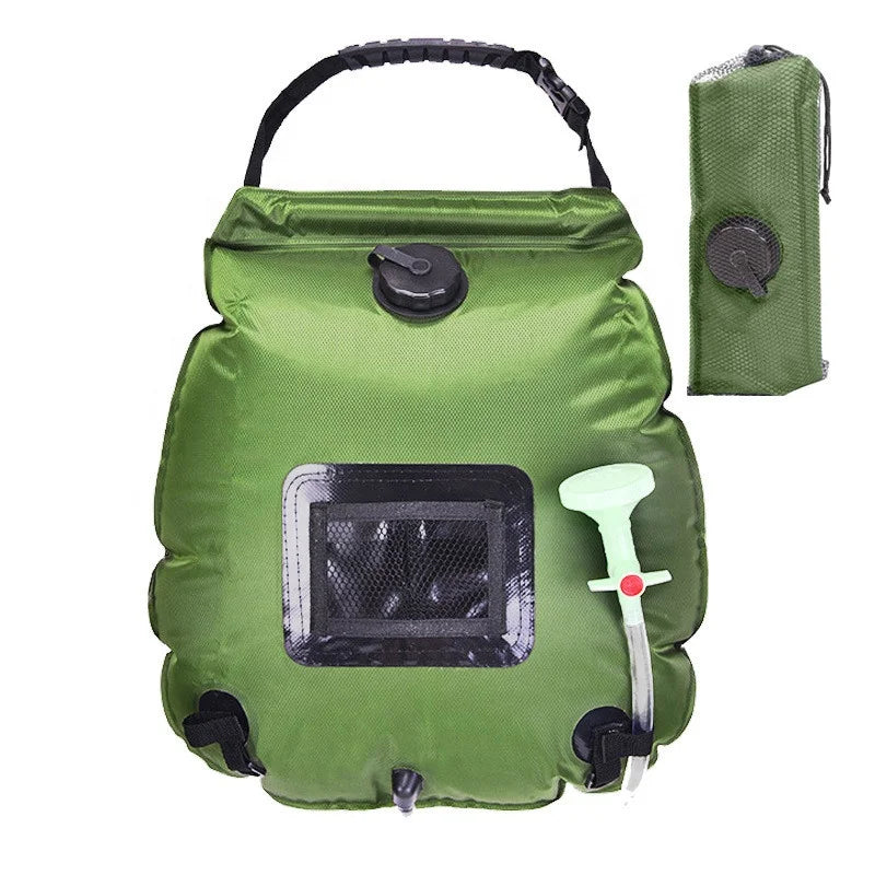 20L Summer Solar Shower OEM Heating Water Bag Pool Solar Shower Bag for Camping Beach Swimming Outdoor Traveling Hiking
